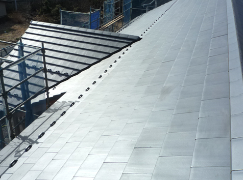 栃木県下野市
                (新築屋根工事)